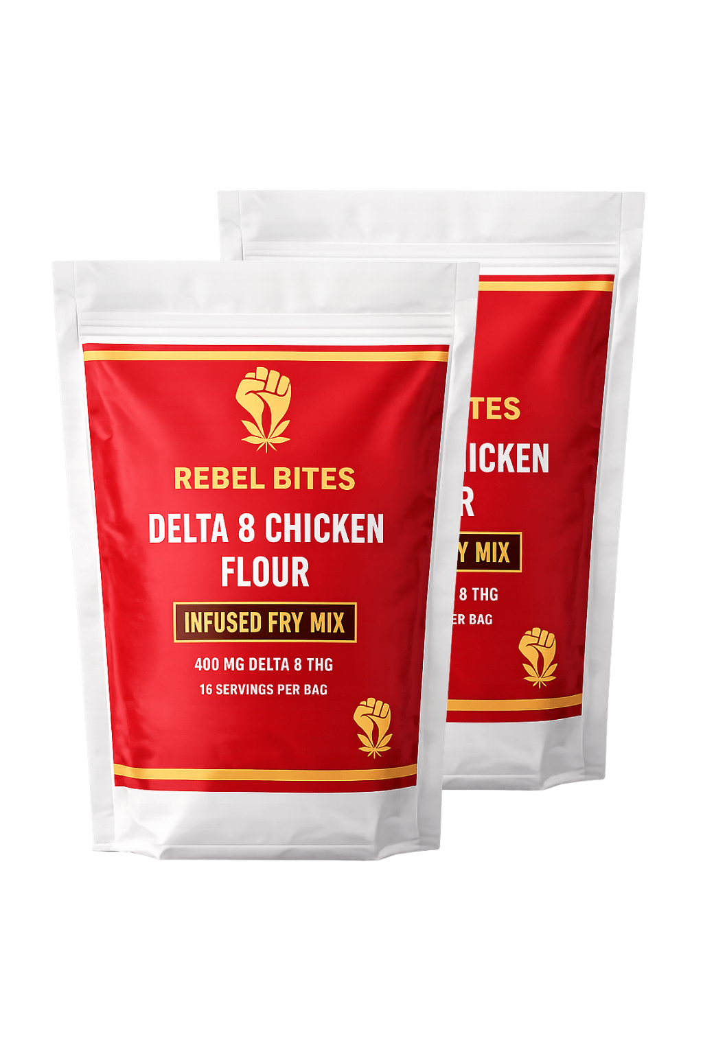 Rebel Root™ Rebel Bites Delta 8 Infused Chicken Fry Flour 2-Pack